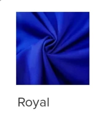Toalha na cor Azul Royal